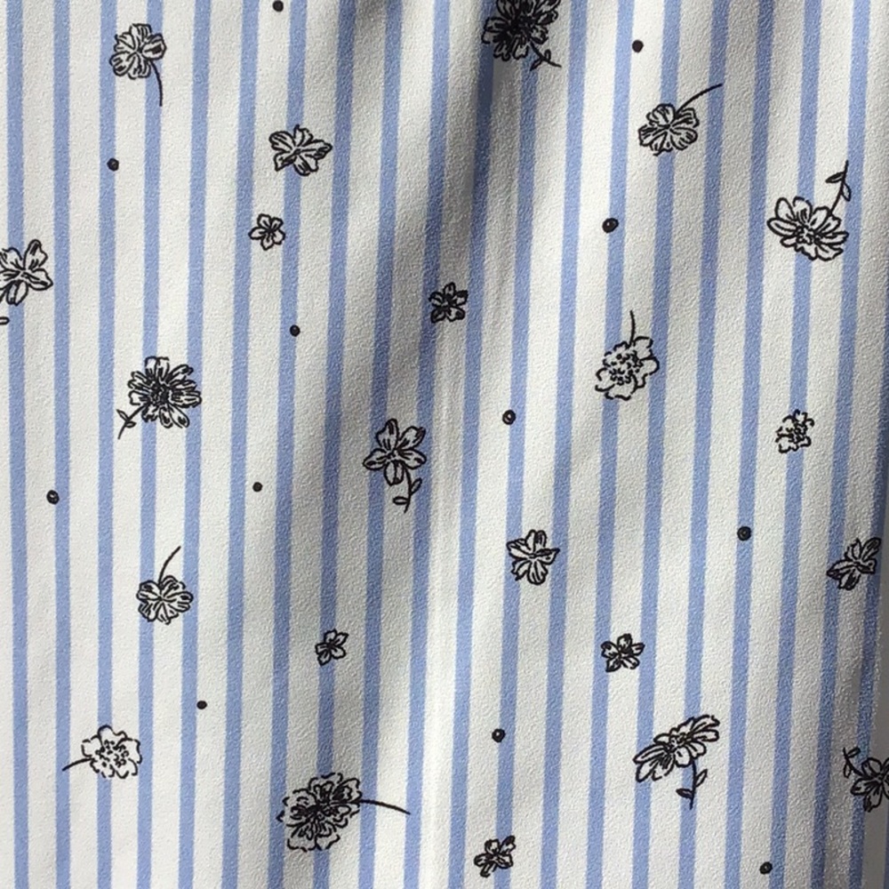 Striped Floral Ladder Back Tank Top 8 Primark - Picture 4 of 8